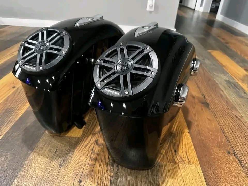 Indian Hard saddlebags. 