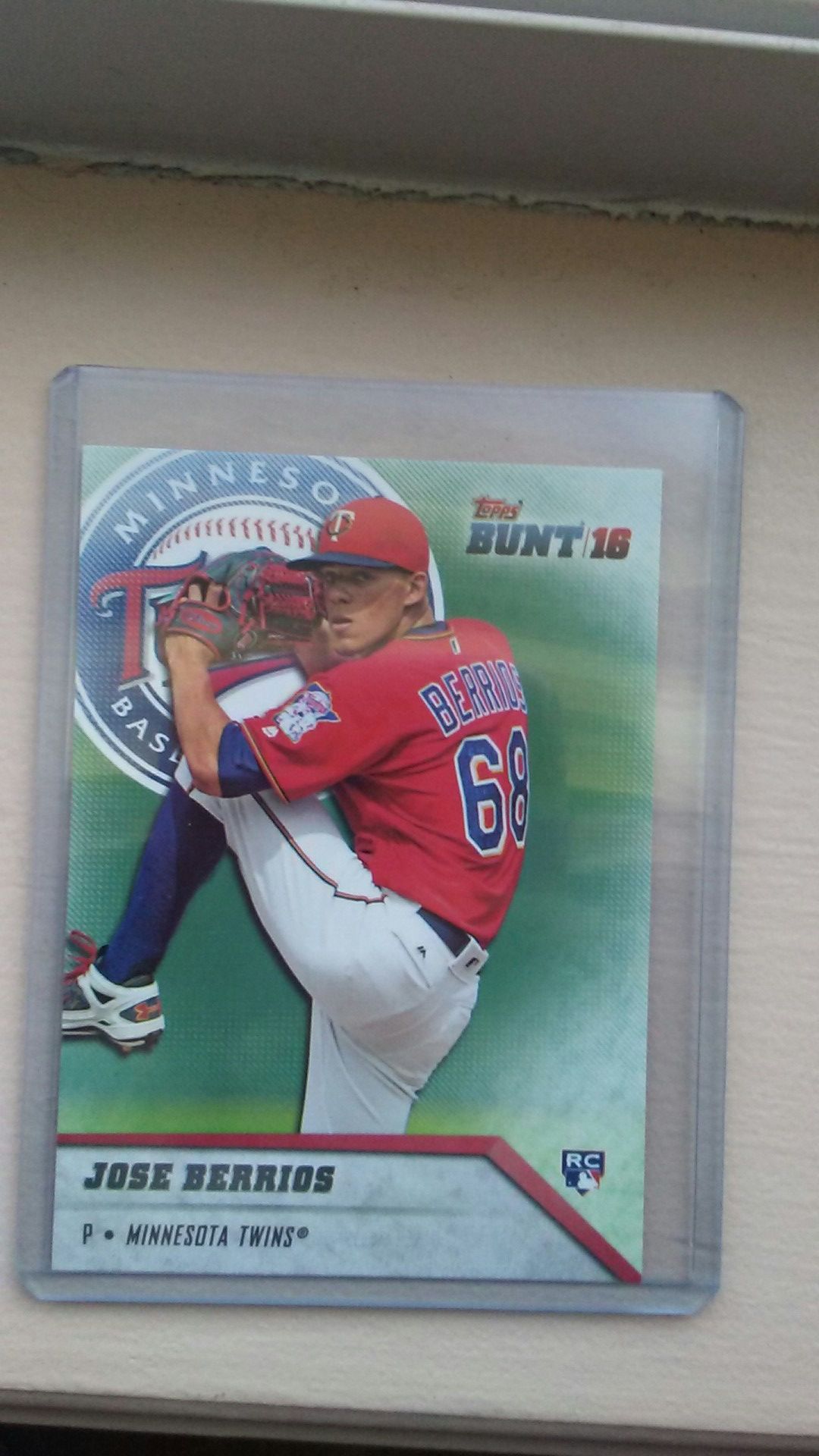 Jose Berrios RC Minnesota Twins baseball cards