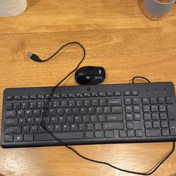 Hp silent keyboard + Logi wireless mouse