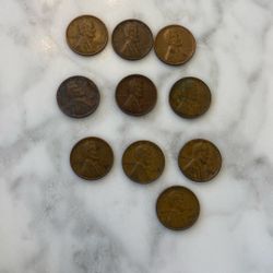 Old Wheat Pennies 