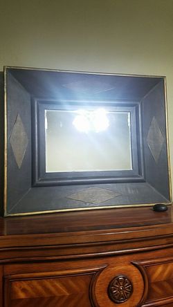 Leather Mirror