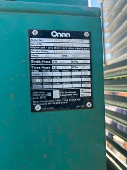 Onan Generator