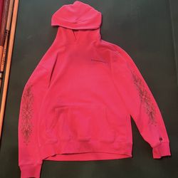 Pink Chrome Hearts Hoodie