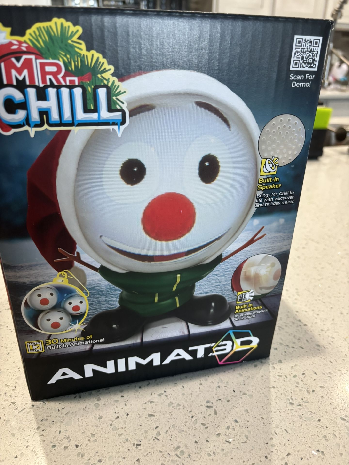 Mr. Chill Animated Talking Snow Man