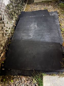 Rubber gym mats