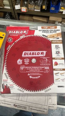 Diablo polished finish blade 12”