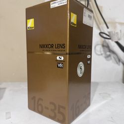 Nikon AF-S 16-35mm f/4 G SWM VR N ED Wide Angle Zoom Lens DSLR Camera
