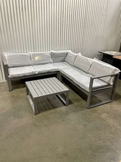 Aluminum Outdoor Sectional Patio Furniture Set