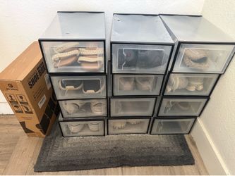 See Spring Stackable Shoe Boxes (24 Total)