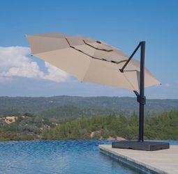 13ft. Round 3-Tier Cantilever Umbrella