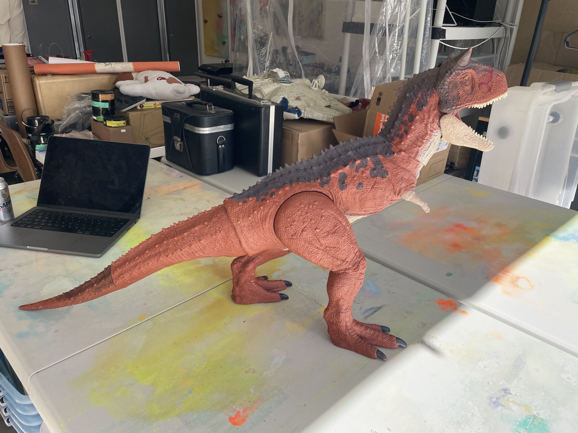 Jurassic World Colossal Carnotaurus Toro Dinosaur Figure Camp Cretaceous