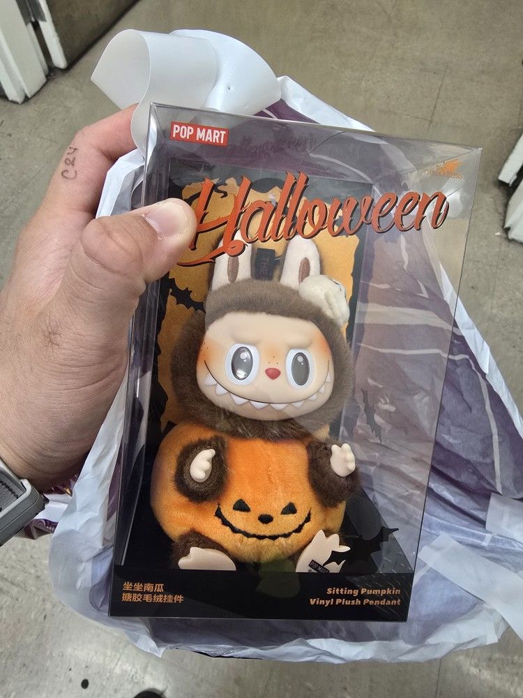 Halloween Pumpkin Labubu 