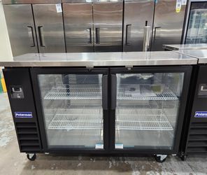 🍺NSF/ETL Commercial Back Bar Cooler 61" Inch (Enfriador de Barra Trasera Comercial de 61 Pulgadas)