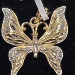 14kt Butterfly Charm 