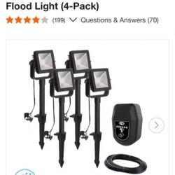 Low Voltage Black Outdoor Integrated LED Landscape