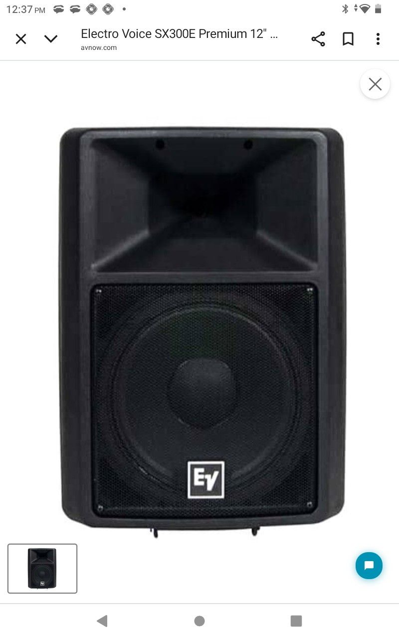 EV SX300 PA Speaker