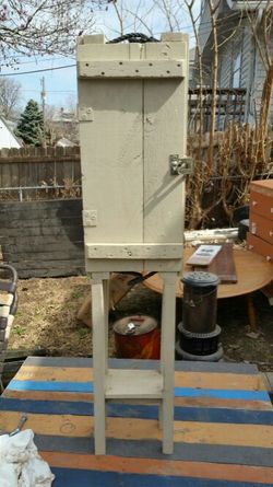 Vintage ammunition cabinet