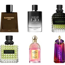 Lot Of 6 Perfumes Samples