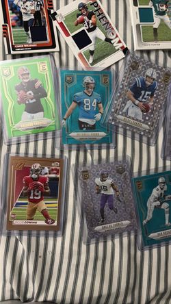 Football cards numbered,auto, and jersey patch