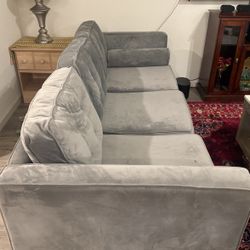  Joybird original Velvet Sleeper Sofa 