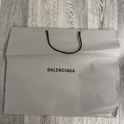 Authentic Balenciaga Used Shopping Bag Only