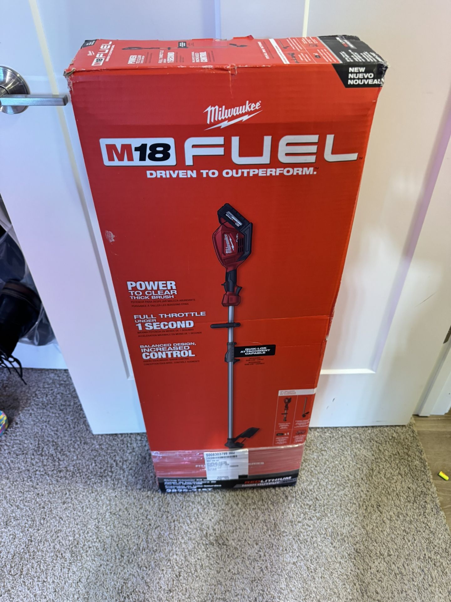 Milwaukee M18 Fuel 18v String Trimmer New In Box