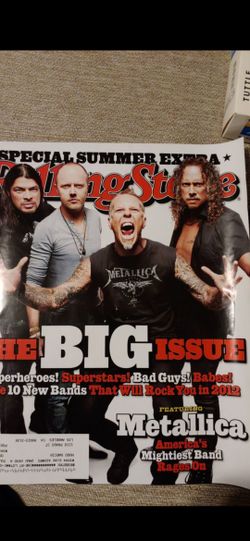 The Rolling Stones Magazine Metallica 2012