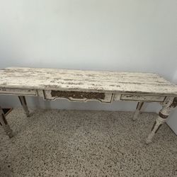 MUST GO! Moving - Gorgeous French Style Wood Console Table Or Back of Sofa 