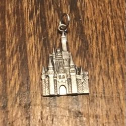 Sterling silver Disney castle charm