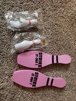 Bowling Erasers and Bottle Openers