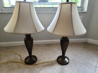 Lamps, Copper color finish