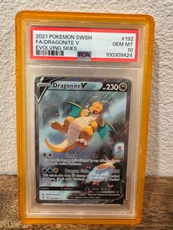PSA 10 Dragonite V Alternate Art – Evolving Skies