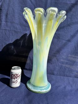 Stunning Mid Century Italian Art Glass Floor Vase