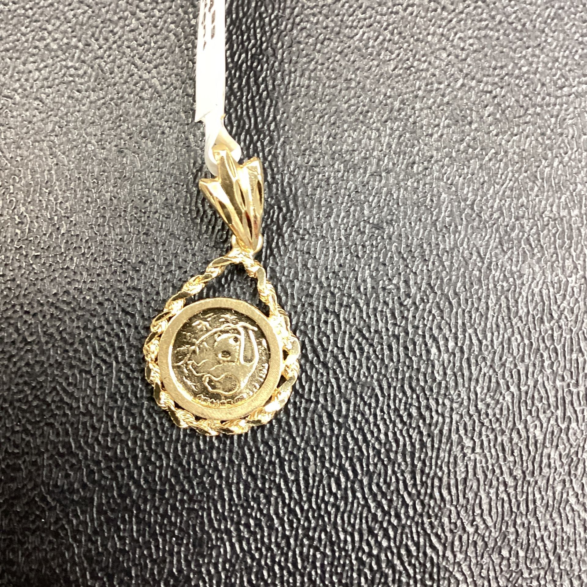 Gold Coin Pendant
