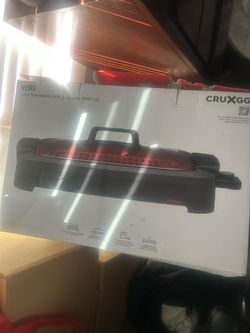 CRUXGG Smokeless Grill & Griddle – 2-in-1 with Lid