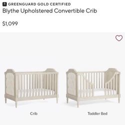 Pottery Barn Blyth Crib With Toddler Conversion 