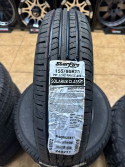 155 80 13 White Wall Set of New Tires