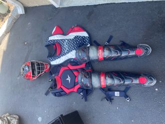All Star Patriotic Catchers Gear Set (2 Chest Protectors)