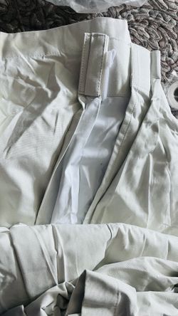 NEW Beige White Pleated Blackout Curtains – 2 Panels – $10 📍 Pickup near IKEA / S. Durango & 215, Las Vegas Brand new QJMYDECO beige-white pleated