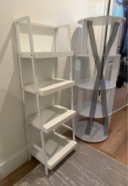 White Ladder Bookshelf 5-Tier