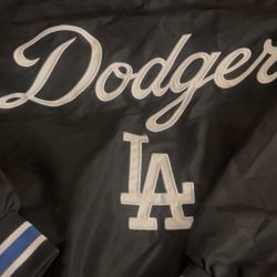 dodgers men windbreaker size large 