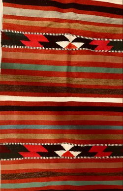 BEAUTIFUL HAND WOVEN KILIM RUG/BLANKET - 76" X 33"
