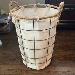 Farmhouse Laundry Basket 
