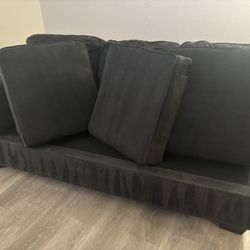 Dark Grey Sectional Couch