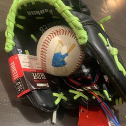 Brand New Fielding Glove + Baseball 