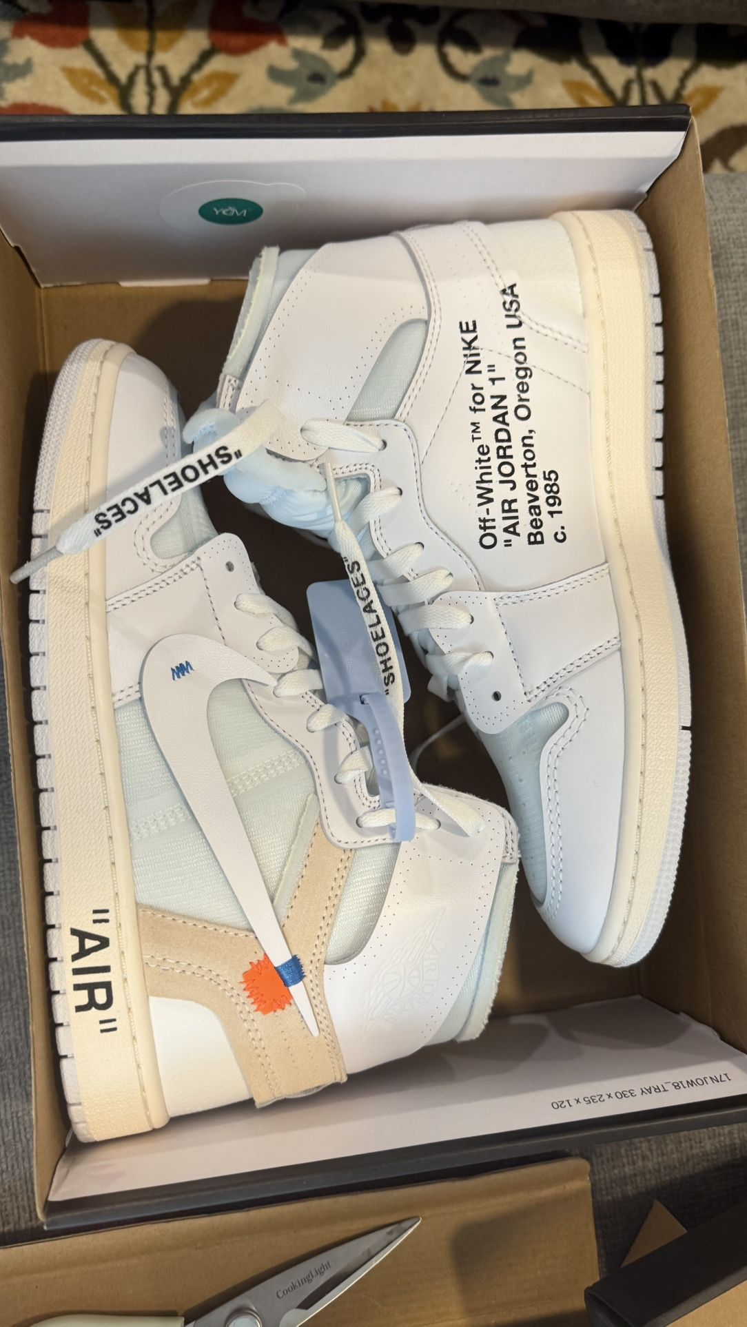 Off-White x Air Jordan 1 Retro High OG White 2018