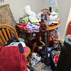 Oak Bar Hight Table And Oak Head Board 