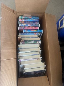 Lot of Disney VHS Tapes