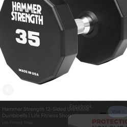 35 pounds dumbbell