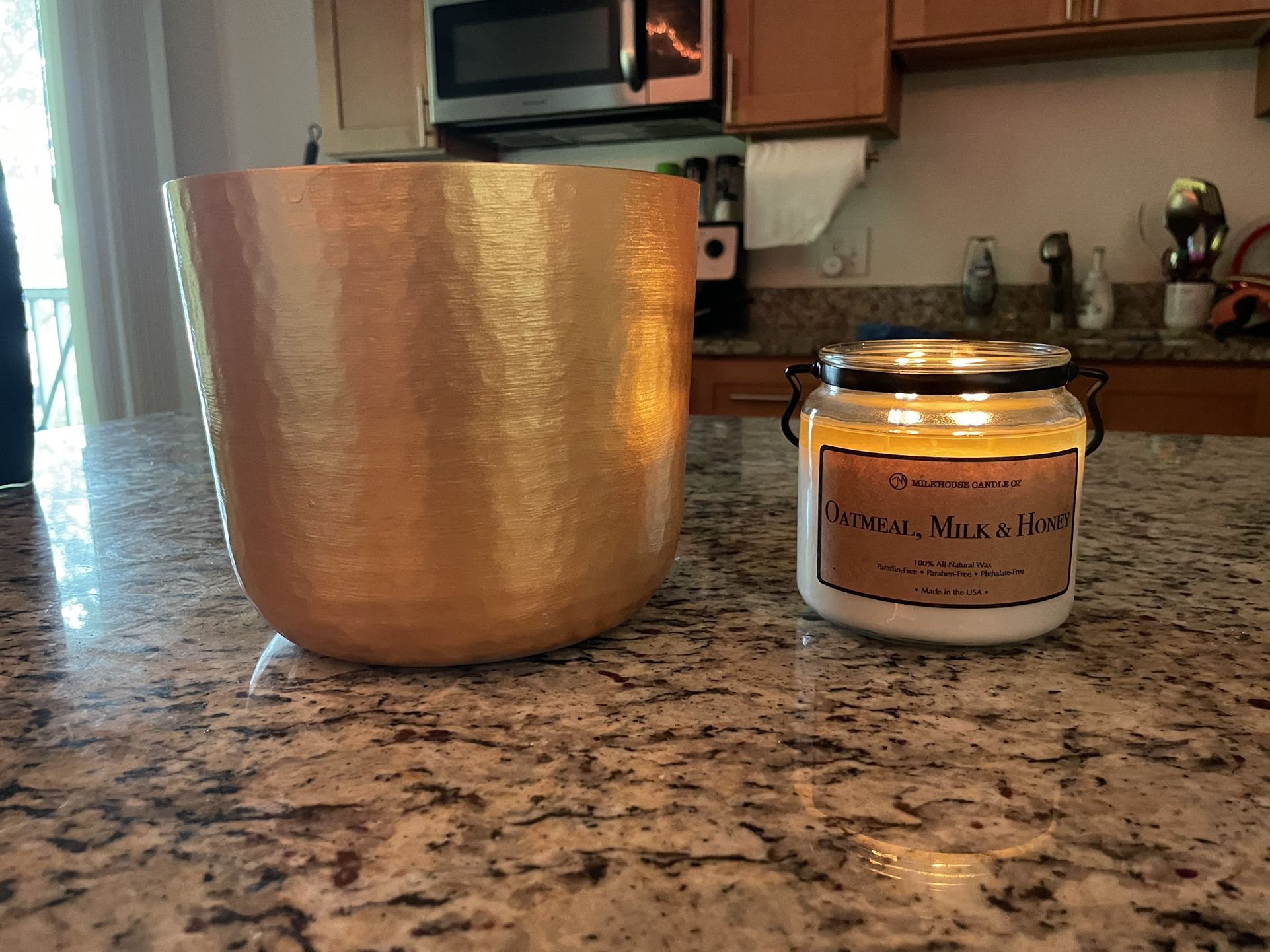 Gold Plant Pot